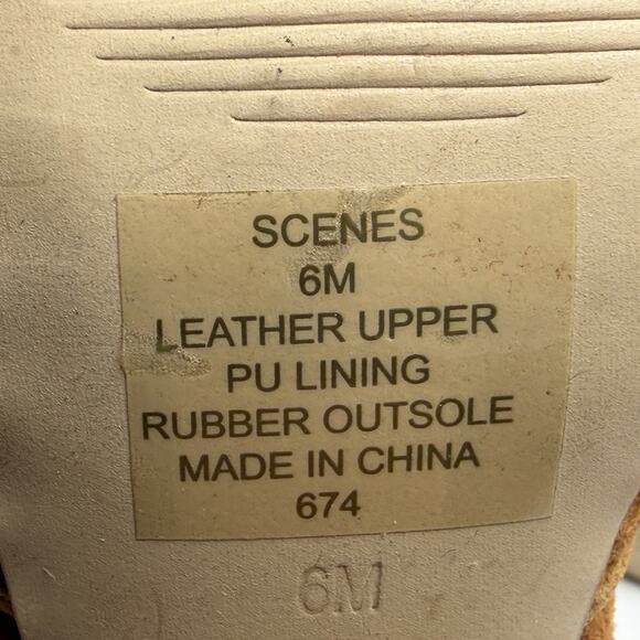 Steve Madden Scenes Lace Up Sandals Womens Sz 6 Brown Suede Beaded BOHO Festival - Picture 10 of 12